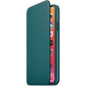 Apple Official iPhone 11 Pro Max Leather Case - Peacock - £14.99 With Code Delivered @ MyMemory