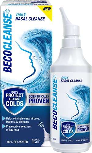 Becocleanse Daily Nasal Cleanse Nasal Spray 135ML £4 / £3.80 S&S or £3 with voucher @ Amazon