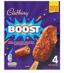 Cadburys Boost ice-cream 4pk x 2 - instore March, Cambridgeshire