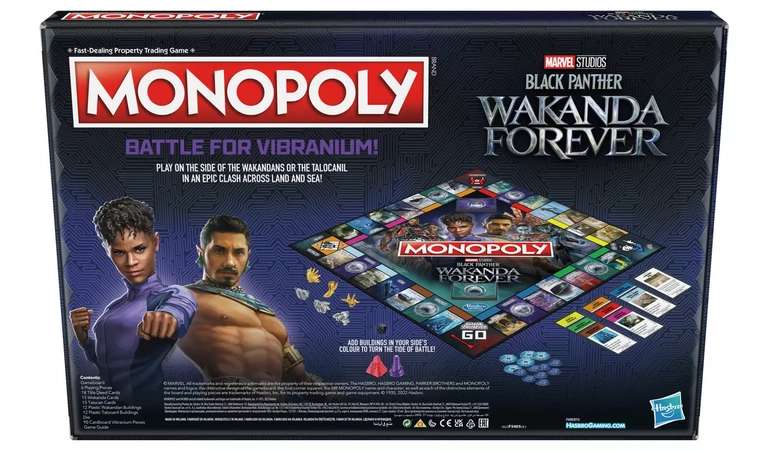 Monopoly: Marvel Studios' Black Panther: Wakanda Forever (Click and collect)