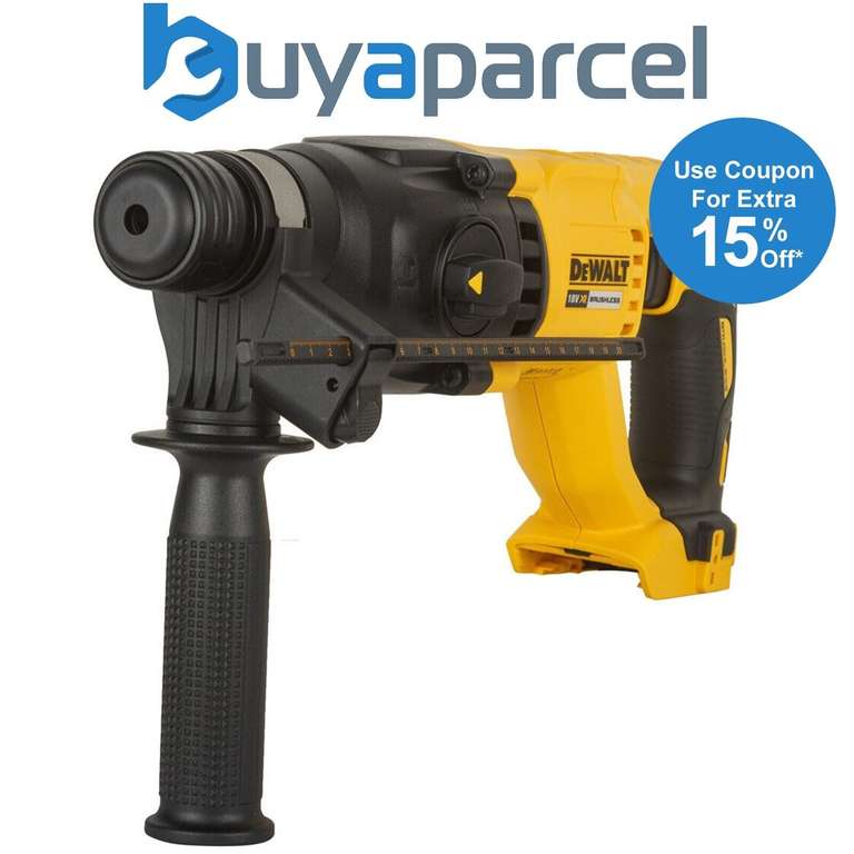 Dewalt DCH133N 18v Brushless SDS Hammer Drill 3 Mode Bare Tool - £99.02 with code, sold by buyaparcel-store @ eBay