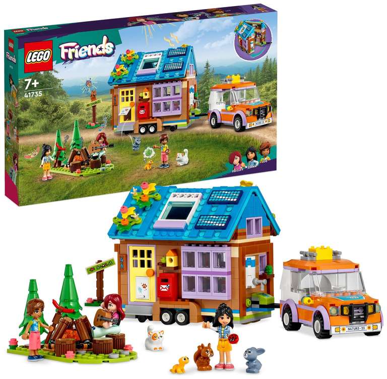LEGO Friends 41735 Mobile Tiny House with Car Toy