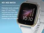 Garmin Venu Sq 2 GPS Smartwatch with All-day Health Monitoring, White and Cream Gold