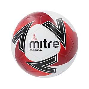 Mitre Delta Replica FA Cup Football, High Performance Training Ball, Extra Durable Design £7.35 @ Amazon