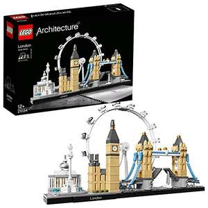 LEGO 21034 Architecture Skyline Model Building Set, London Eye, Big Ben, Tower Bridge Collection, Office Home Décor £25.99 @ Amazon