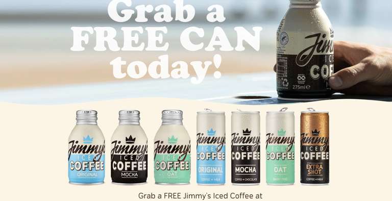 Free Jimmy Iced Coffee @ Tesco, Morrisons or Co-op - 10,000 available, voucher via Jimmys Iced Coffee website