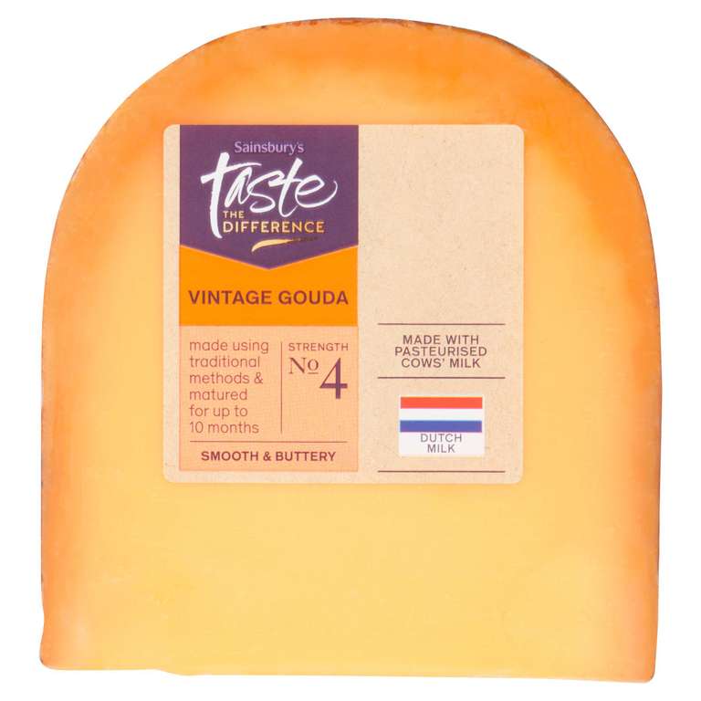 Vintage Gouda Cheese, Taste the Difference 180g