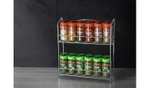 Argos Home Wall Mountable 12 Jar Spice Rack + 12 Schwartz Spices £6 Free Click & Collect @ Argos