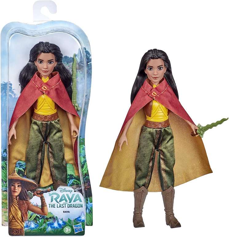 Disney Princess Raya Fashion Doll with Clothes, Shoes, and Sword, Toy Inspired by Disney's Raya and the Last Dragon £5.23 (minimum order 3)