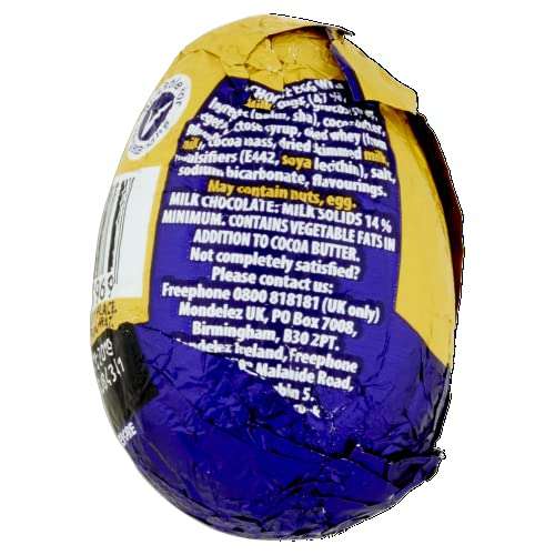 Cadbury Caramel Egg Single (Pack of 48). Easter, Egg Hunt, Thank you Gift, Present, Caramel Filled Chocolate Eggs £20.99 @ Amazon