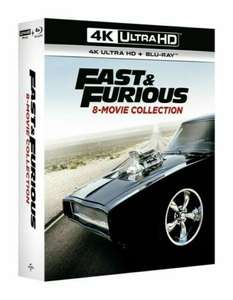Fast And Furious: 8 Film Collection (4K Ultra HD + Blu-ray) £37.79 @ Stocklords eBay
