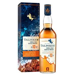 Talisker 10 Year Old Single Malt Scotch Whisky 70 cl with Gift Box (Packaging may vary) £28 @ Amazon