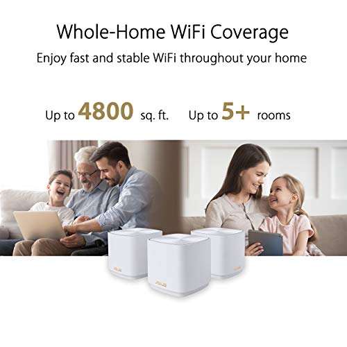 Asus AX1800 Whole-Home Mesh WiFi 6 System £134.18 @ Amazon