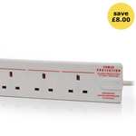 Wilko 13 Amp 2m 6 Socket Surge Protected Extension Lead -£7 with free Click & Collect at limited stores @ Wilkos