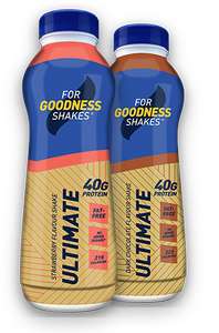 FGS Ultimate Protein Shake (475ml)10 pack £14.85 + 10% additional discount via email registration @ For Goodness Shakes