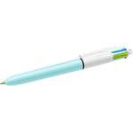 BIC 4 Colours Fun Retractable Ballpoint Pens with Four Ink Colours and Medium Point (1.0 mm), Pack of 3 - £2.85 S&S