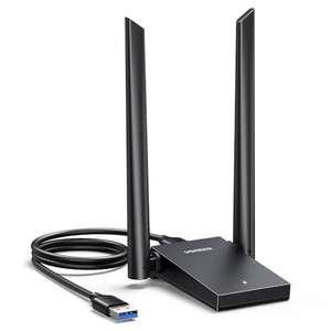 Ugreen Wifi Dongle, AX1800 Wi-Fi 6 Dual 5dBi Antennas USB 3.0 Wireless Adapter, Dual Band 5GHz/2.4GHz Sold by UGREEN GROUP LIMITED UK