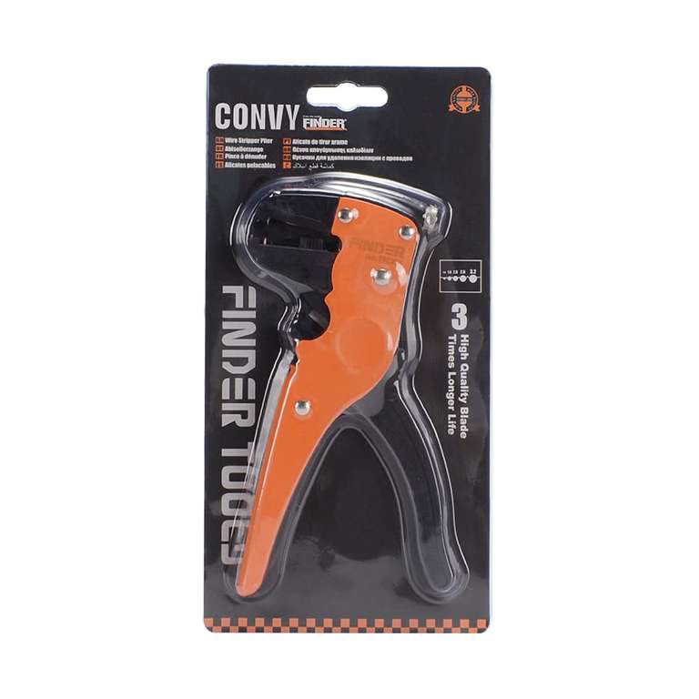 Convy Automatic Wire Stripping Tool, 0.2-6 mm, Red, convy-GJ111EU