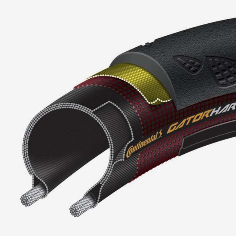 Continental Gator Hardshell Road Bike Tyre 700c 32mm - £9.49 + £3.49 delivery @ Chain Reaction Cycles
