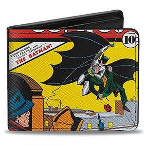 Buckle-Down Unisex-Adult's Bifold Wallet Batman, Yellow £3.20 @ Amazon