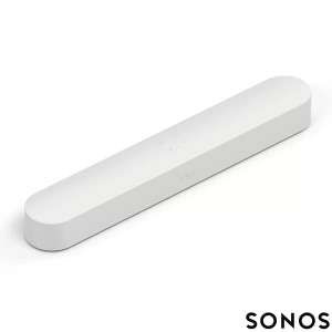 Sonos Beam Gen 1 Compact Soundbar with Bluetooth in Black/White