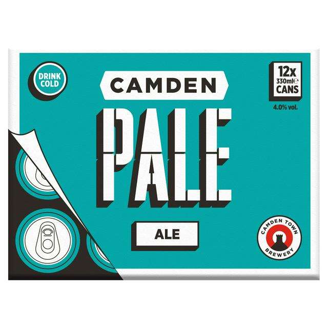 Camden pale ale 12x330ml £10 at Sainsbury's