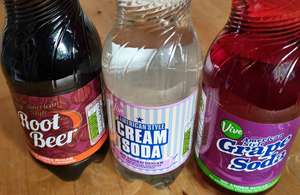 Selection of drinks - Root Beer/Cream Soda/grape soda 1ltr In Huddersfield