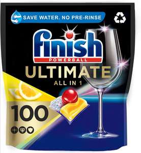 Finish Quantum Ultimate Dishwasher Tablets, LEMON, 100 Tablets £13.24 at checkout (£9.19 with vouchers on First Subscribe & Save) @ Amazon