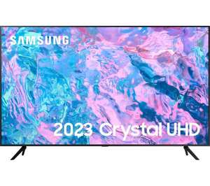 SAMSUNG CU7100 43 inch 4K Ultra HD HDR LED Smart TV (2023) - UE43CU7100