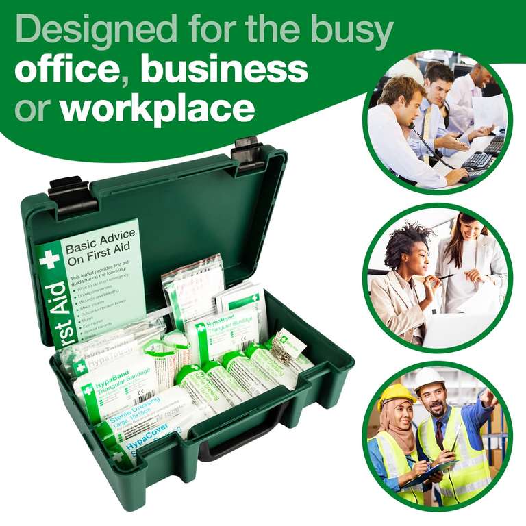 Safety First Aid Group HSE Economy 1-10 Persons First Aid Kit - Fully Stocked