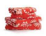 Habitat Christmas Snowflake 4 Piece Towel Bale in Red & White - £9.60 + Free Click & Collect @ Argos