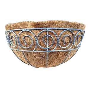 40 cm Distress Finish Wall Basket with Coco Liner, C&C £3.00 @ Homebase