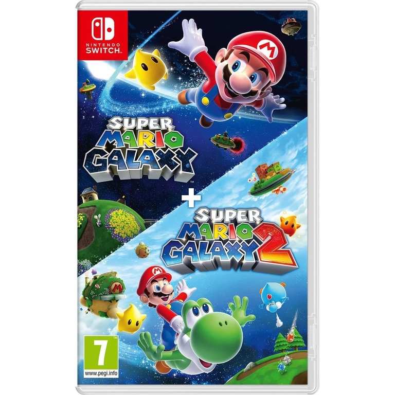 Mario Super Mario Galaxy + Super Mario Galaxy 2 Switch game with code - Sold by ao (UK Mainland)