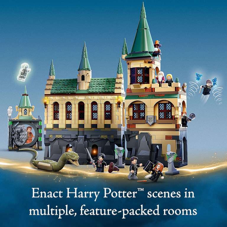 LEGO 76389 Harry Potter Hogwarts Chamber of Secrets, Castle Toy with Great Hall - £79.69 with voucher @ Amazon France