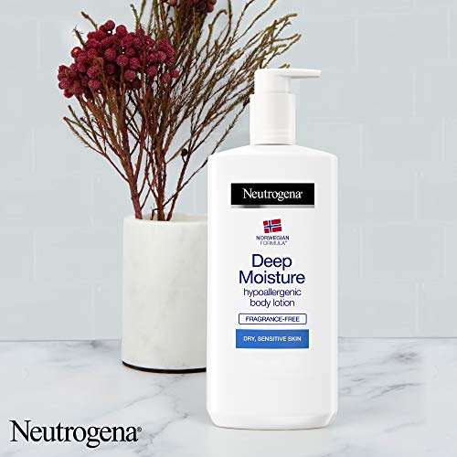 Neutrogena Norwegian Formula Deep Moisture Body Lotion Dry and Sensitive Skin, 400ml £3.20 (Potential £1.80 Subscribe & Save) @ Amazon UK