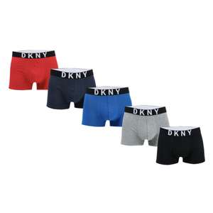 5 Pack - DKNY Boxer Shorts (2 Styles / S - XL) £22.49 + Free Delivery (Codes In Description) @ Get The Label