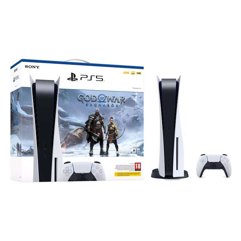 PlayStation 5 Console - God of War Ragnarok Bundle £489.99 with code @ CCL