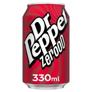 330ml cans of Dr Pepper Zero-49p each or 3 for £1 - Grimsby