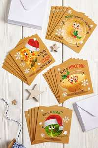 Christmas card sale e.g 20 Festive Food Fun Cards £0.75 + £4.99 Delivery @ Studio