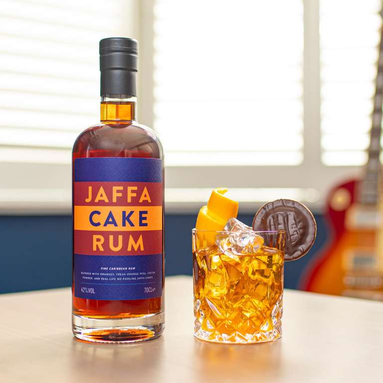 Jaffa Cake Rum, 70cl - 42% ABV Flavoured Rum with Orange Peel and Cocoa for the Ultimate Rum Cocktails