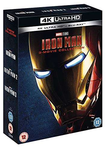 Iron Man Trilogy - 4K Ultra-HD + Blu-Ray £30 at Amazon
