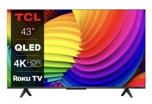 Opened TCL 43RC630K Roku TV 43" Smart 4K Ultra HD HDR QLED TV, Freeview Play HD, w/c checkout by Cheaper than the high street (UK Mainland)