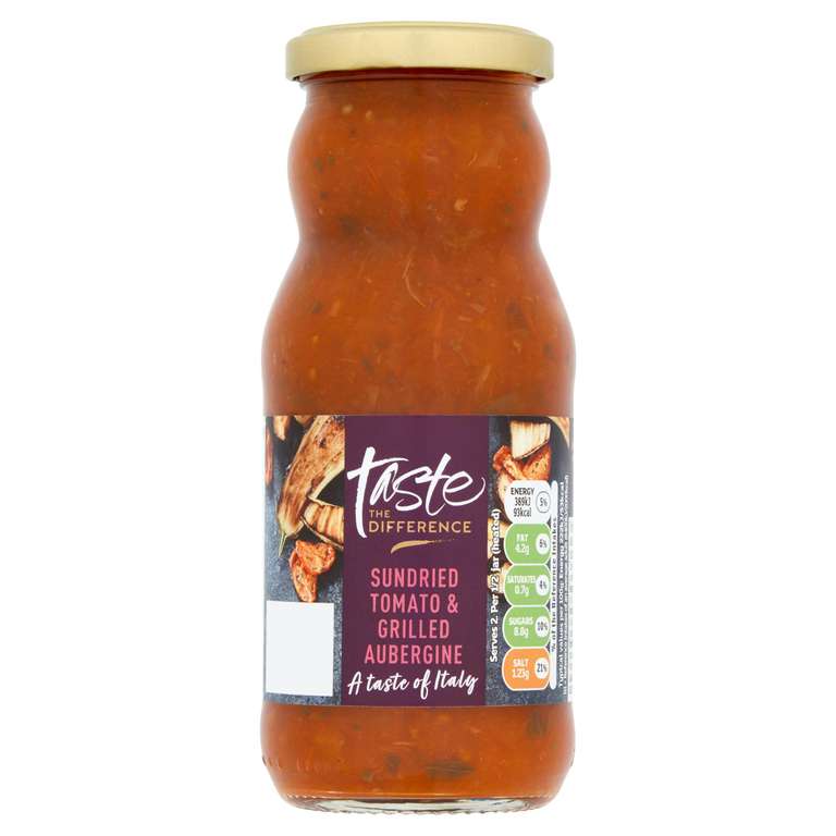 Sainsbury's Taste the Difference: Sungrilled Tomato & Aubergine Sauce (Reading)