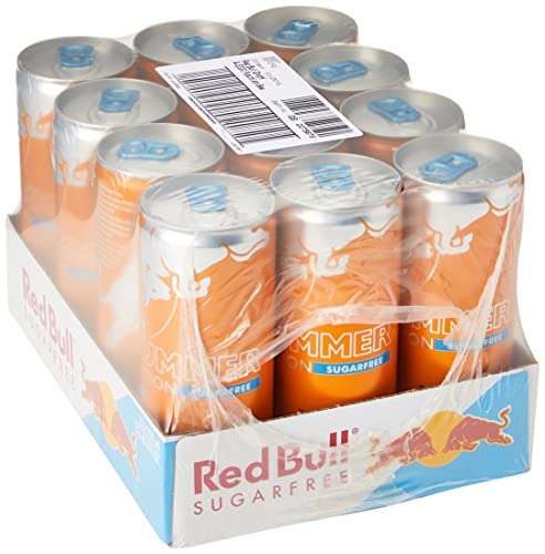 Red Bull Energy Drink, Sugar Free, Apricot Edition Strawberry, 250ml x 12 - £7.99 / £7.19 Subscribe & Save @ Amazon