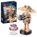LEGO 76421 Harry Potter Dobby the House-Elf Set, Movable Iconic Figure Model