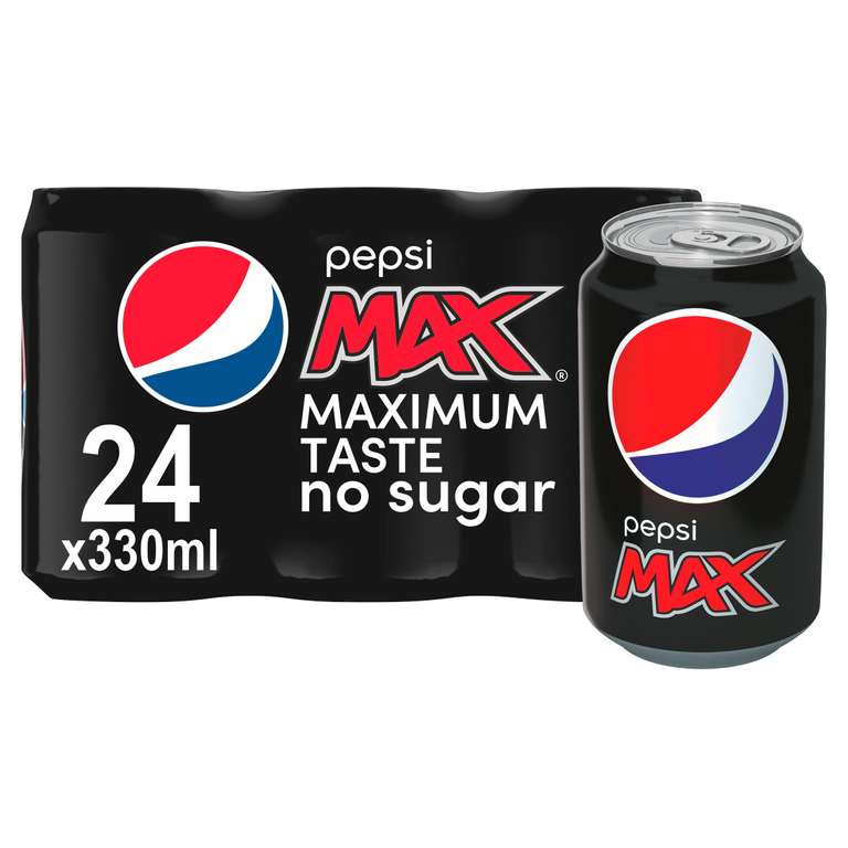 Pepsi Max 24x330ml cans (normal / cherry) £7 // Tango (various) or 7up 24 x 330ml cans £6.50 (online) @ Iceland