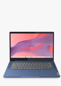 Lenovo IdeaPad Slim 3 Chromebook Laptop, MediaTek Processor, 8GB RAM, 128GB eMMC, 14" Full HD, Abyss Blue