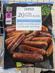 Tesco 20 Pork Sausages 900g - Reduced to Clear instore at Laindon