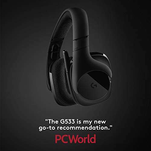 Logitech G533 7.1 Wireless Gaming Headset, Noise Cancelling for PC/MAC + 33% off Xbox Game Pass [Prime Exclusive] - £50.34 @ Amazon