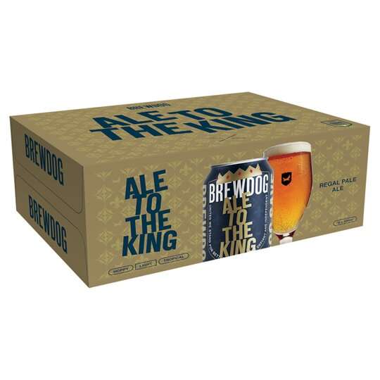 Brewdog Ale To The King (12x330ml Cans) - £10 (Clubcard Price) @ Tesco